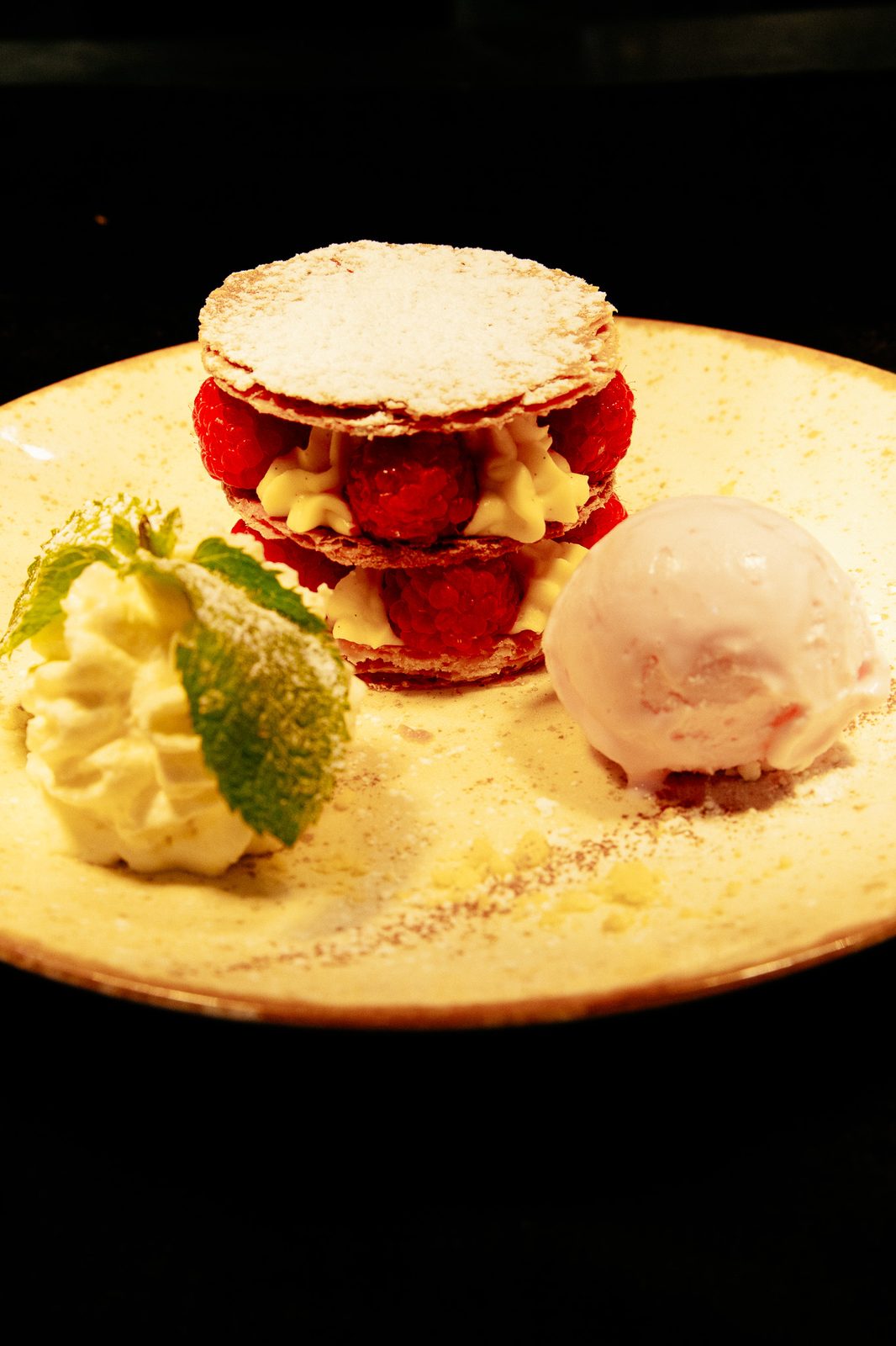Mille-feuille aux framboises