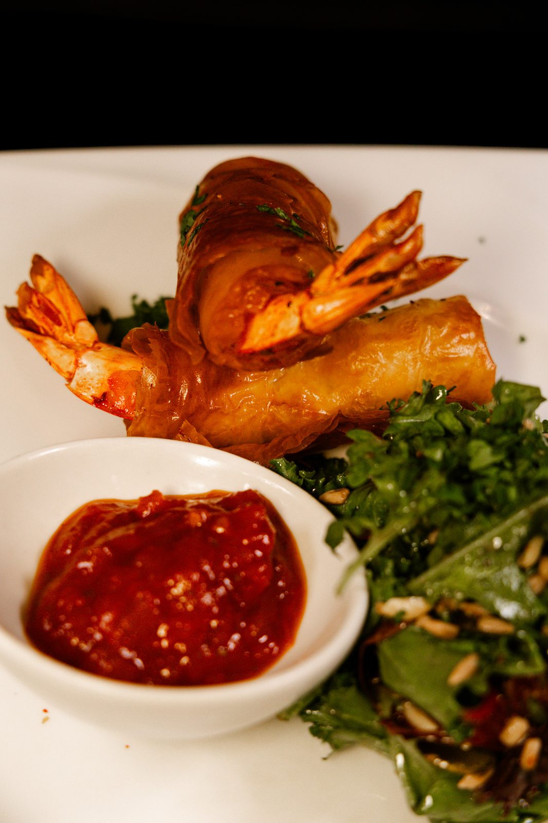 Croustillant de gambas