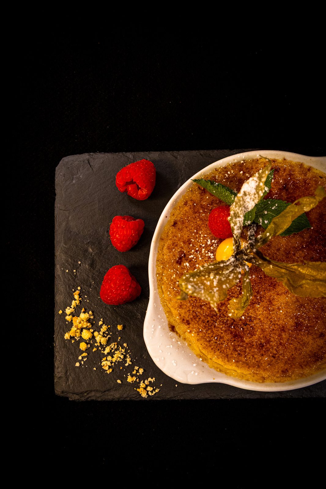Crème brûlée à la vanille